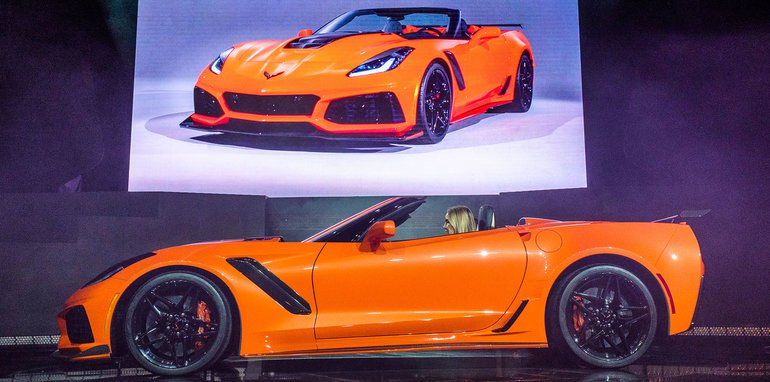 马力破千匹 新款雪佛兰Corvette ZR1发布